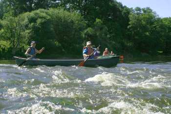 Canoe trips on the River Severns
