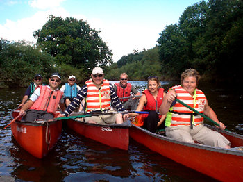 Canoe trips on the River Severns